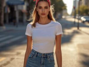 white shirt