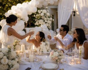 white wed