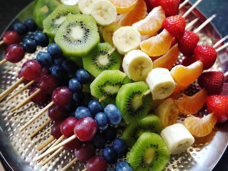 Patriotic Fruit Skewers